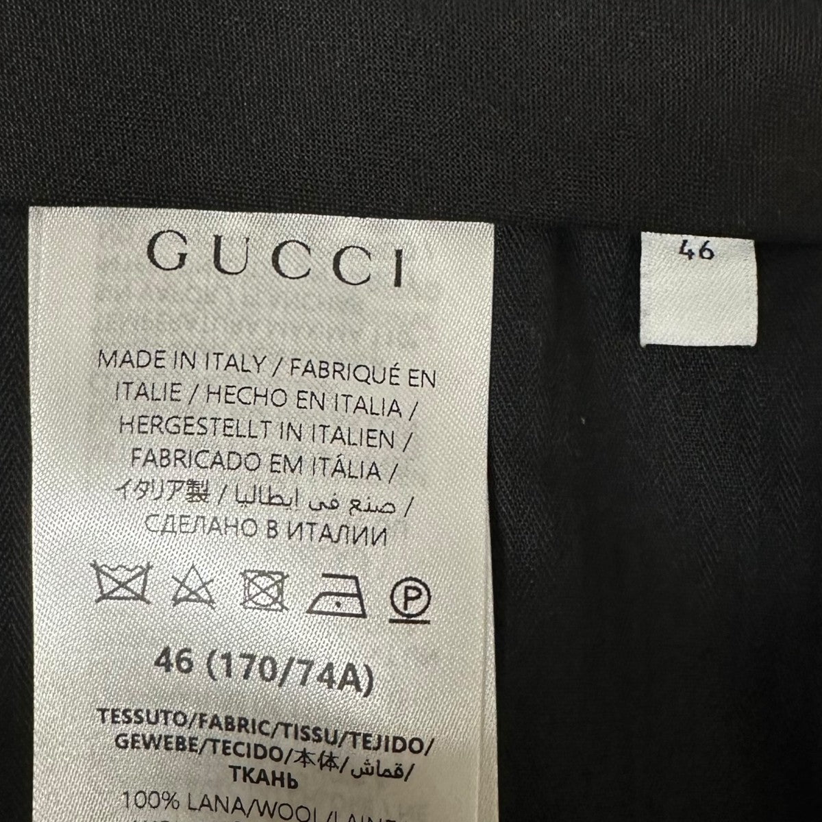 GUCCI Wool Twill Shortsショートパンツ819269 古着・中古-7枚目のアイテム画像