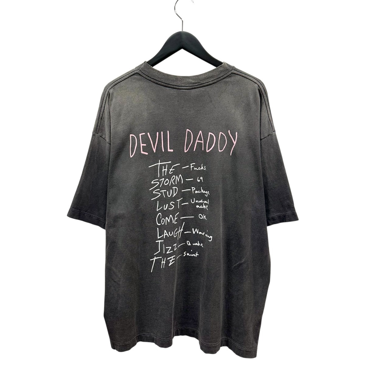 SAINT MICHAEL(セントマイケル) 25SSTEE DEVIL DADDY半袖Tシャツ