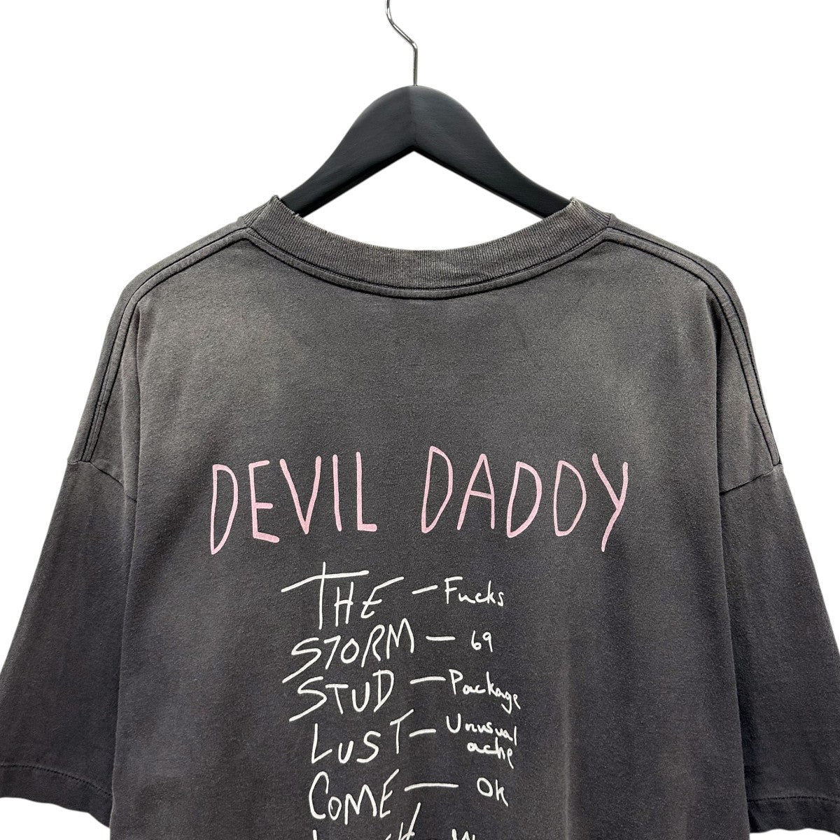 SAINT MICHAEL(セントマイケル) 25SSTEE DEVIL DADDY半袖Tシャツ