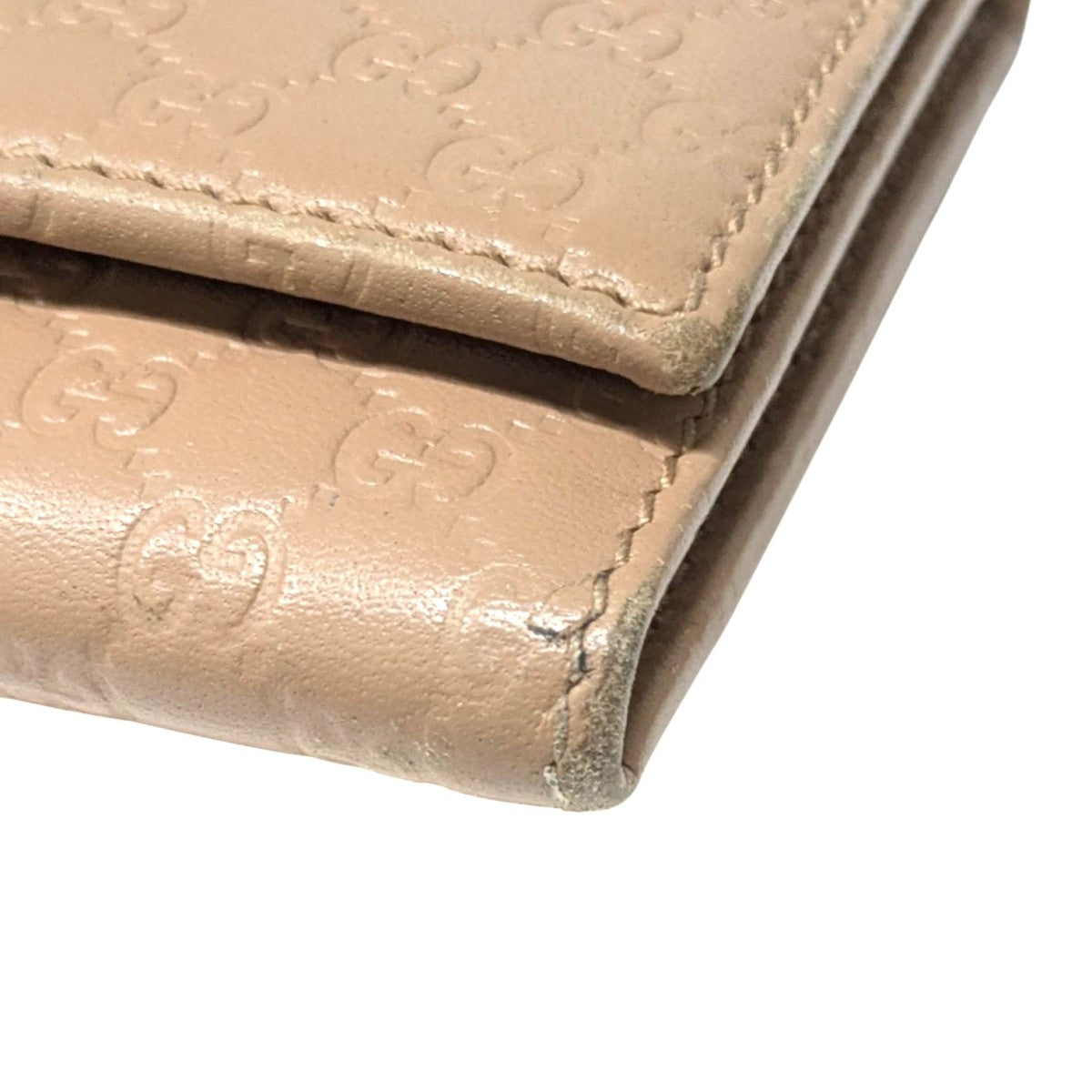 極美品GUCCI グッチ 449396 GGマイクロシマ 長財布レザー ブラウン GUCCI(グッチ) マイクログッチシマ シマレザー ロングウォレット財布