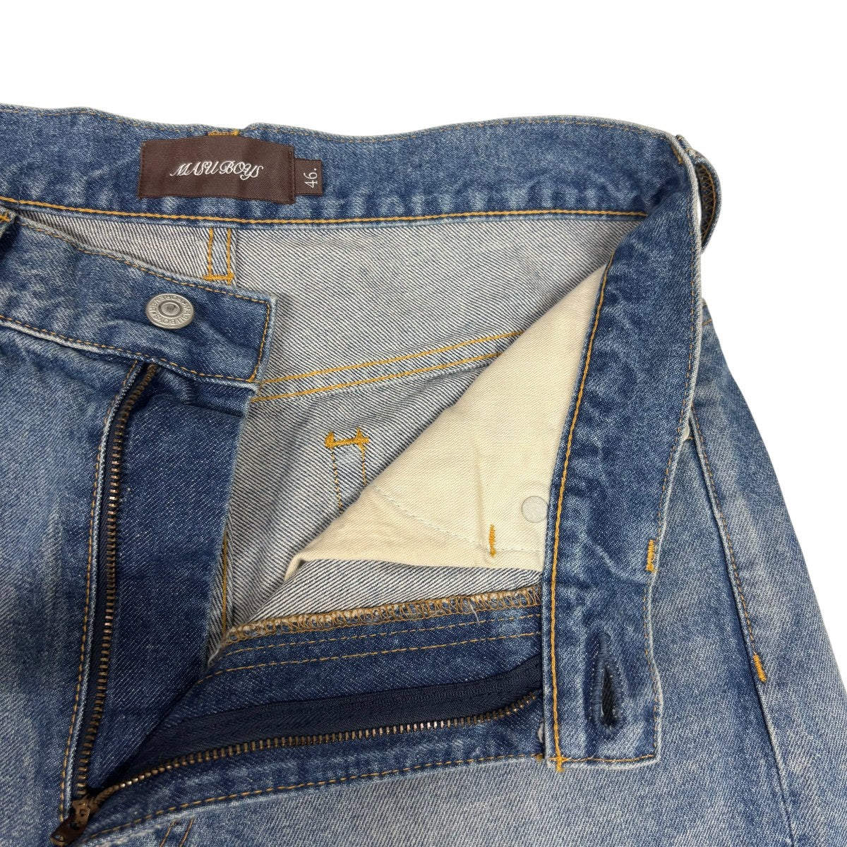 パンツ masu 25aw MB BAGGY JEANS DIAMOND 44 MASU(エムエーエスユー)のMB BAGGY JEANS DIAMOND BLACKの通販