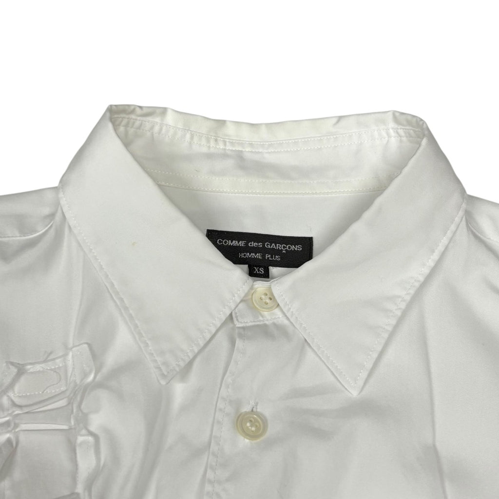 09AW ファッション COMME des GARÇONS HOMME PLUSプリーツシャツ XS