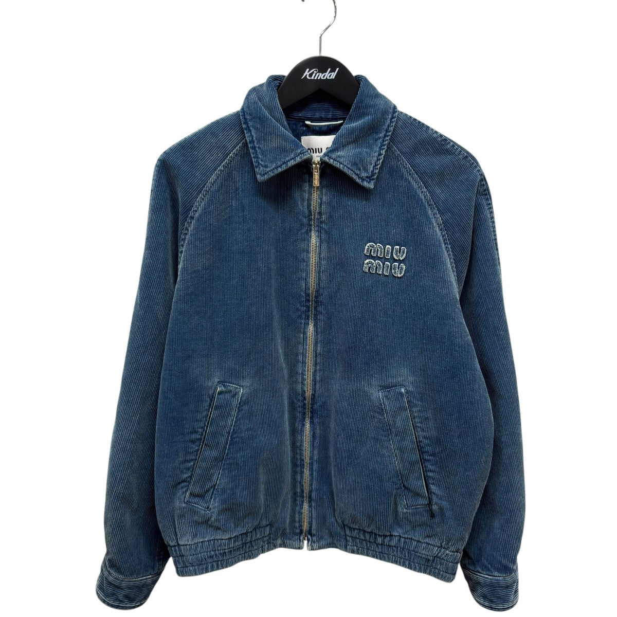 MIU MIU Washed corduroy blouson jacketジャケットML1152 古着・中古-1枚目のアイテム画像