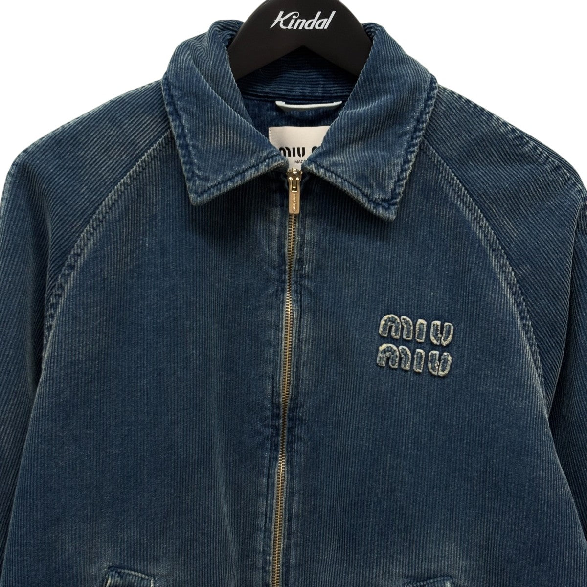 MIU MIU Washed corduroy blouson jacketジャケットML1152 古着・中古-3枚目のアイテム画像