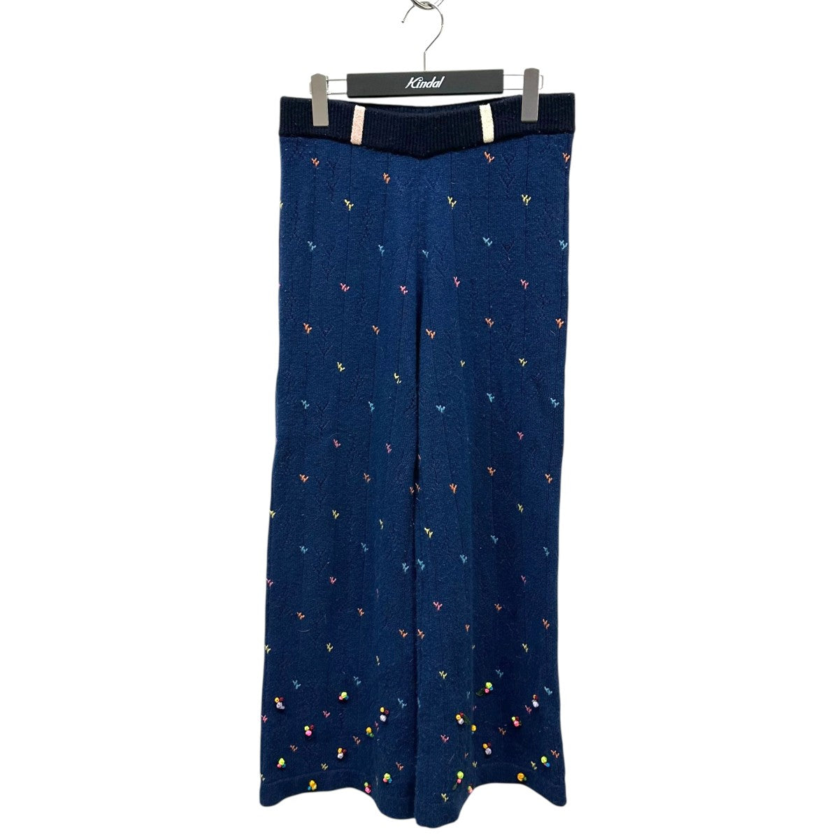 YANYAN(ヤンヤン) ニットパンツ ネイビー サイズ M｜【公式】カインド