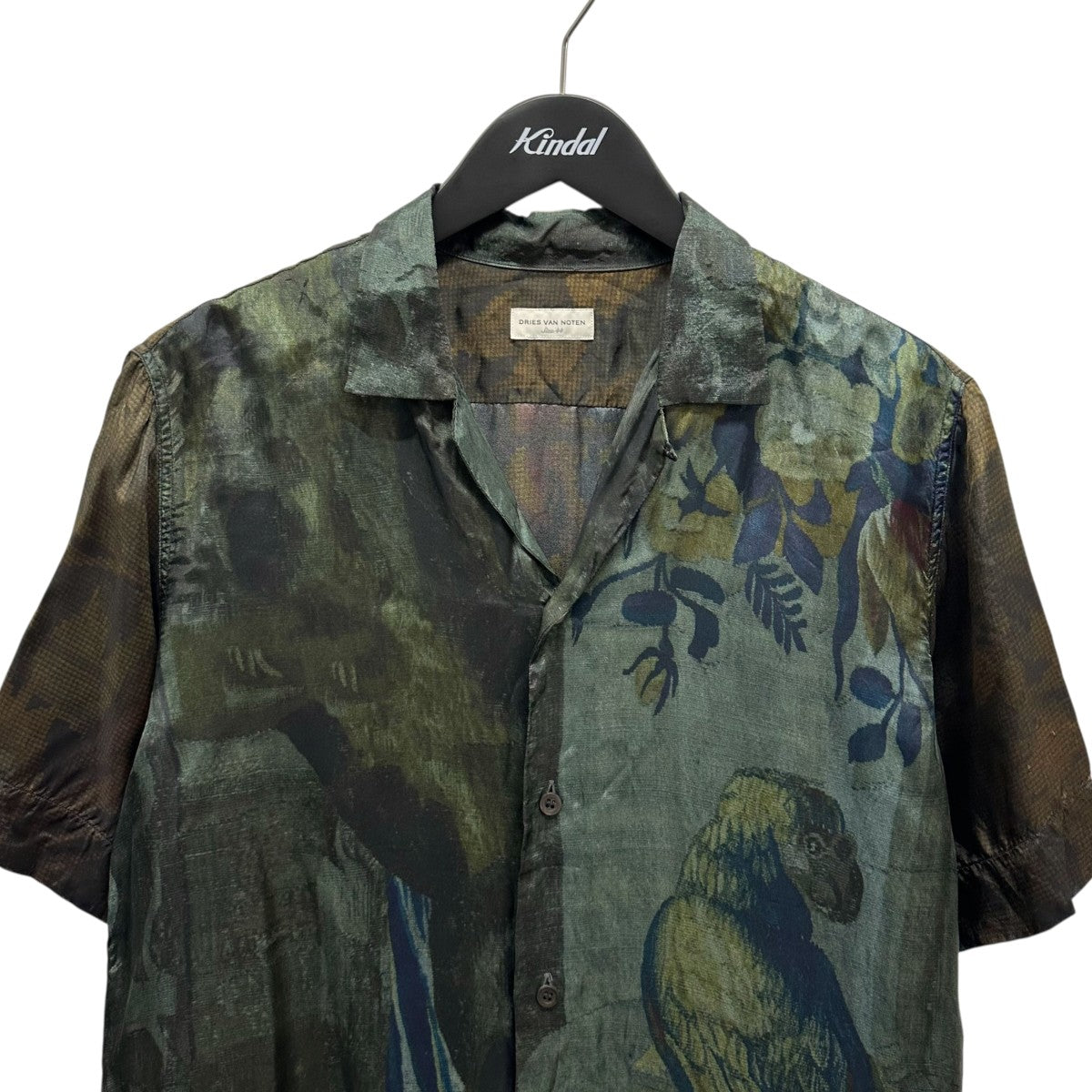 ドリス・ヴァン・ノッテン　半袖シャツ　サイズ40 DRIES VAN NOTEN(ドリスヴァンノッテン) 半袖シャツ ブラウン