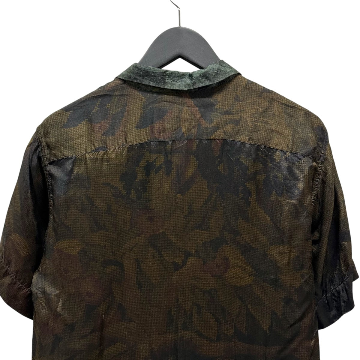 DRIES VAN NOTEN 半袖シャツ DRIES VAN NOTEN(ドリスヴァンノッテン) 半袖シャツ ブラウン