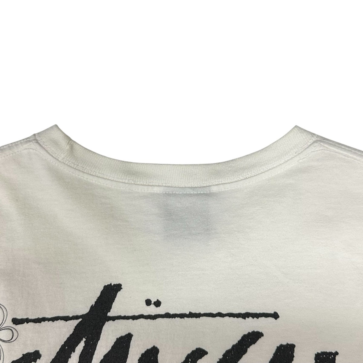 STUSSY ステューシー半袖シャツ パイル生地XL白 stussy(ステューシー) 半袖Tシャツ3903648 3903648 ホワイト