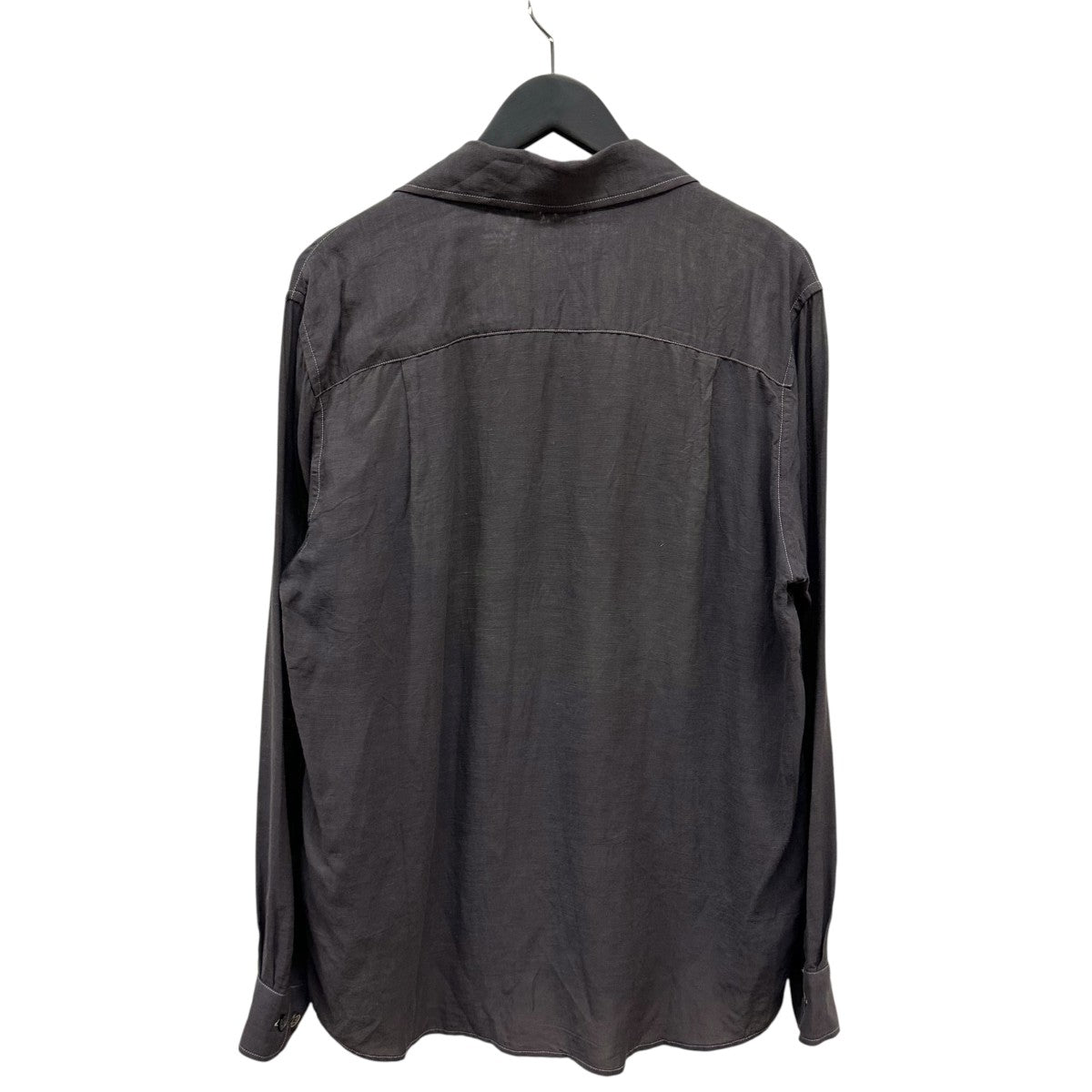 ENCOMING Open Collar Shirt長袖シャツSS24-OPSH 古着・中古-2枚目のアイテム画像