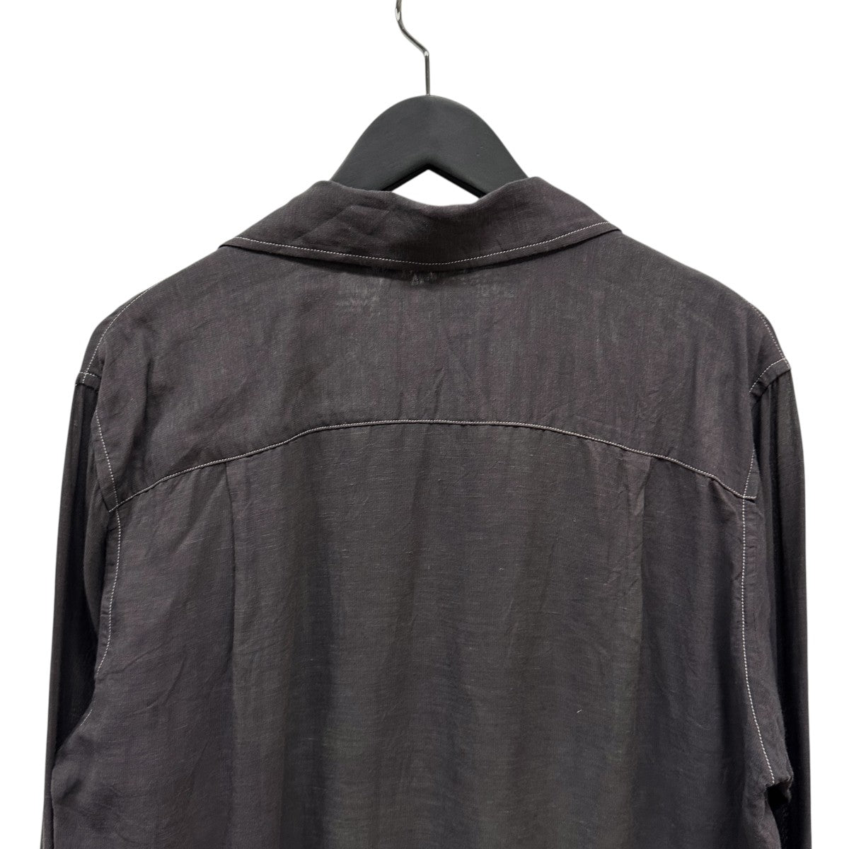 ENCOMING Open Collar Shirt長袖シャツSS24-OPSH 古着・中古-4枚目のアイテム画像
