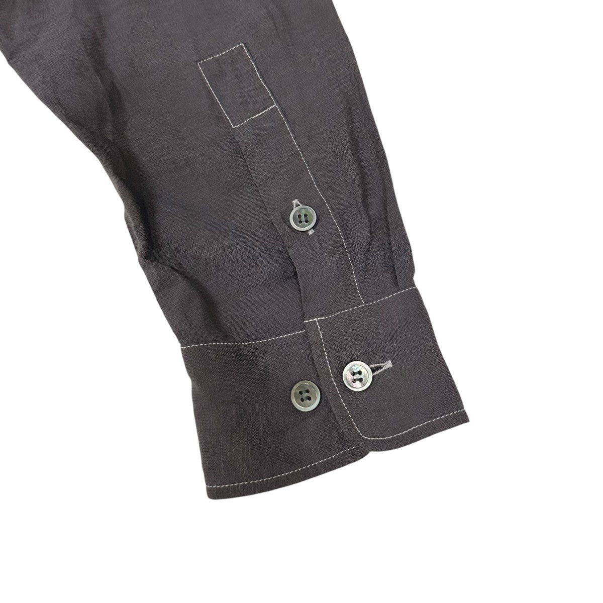 ENCOMING Open Collar Shirt長袖シャツSS24-OPSH 古着・中古-6枚目のアイテム画像