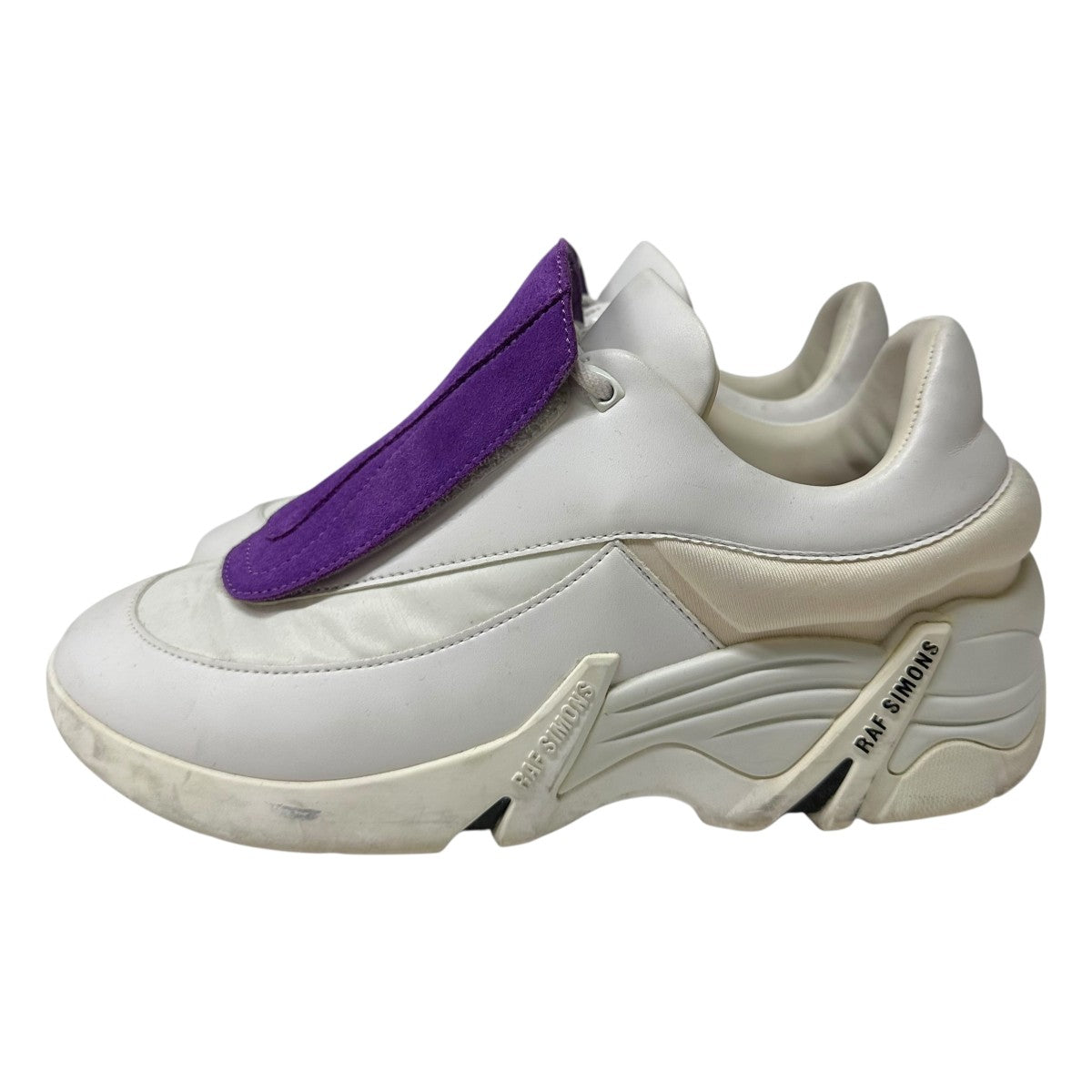 rafsimons runner サイズ43 RAF SIMONS RUNNER レザーハイカットスニーカー サイズ43 - メルカリ