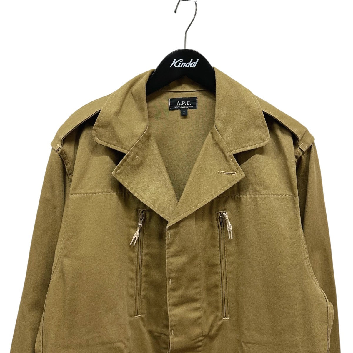 A.P.C(アーペーセー) フーディ 定価34100円一度のみ着用⭐︎値下げ⭐︎ A.P.C. アーペーセー レディース スウェット EVY SWEATSHIRT