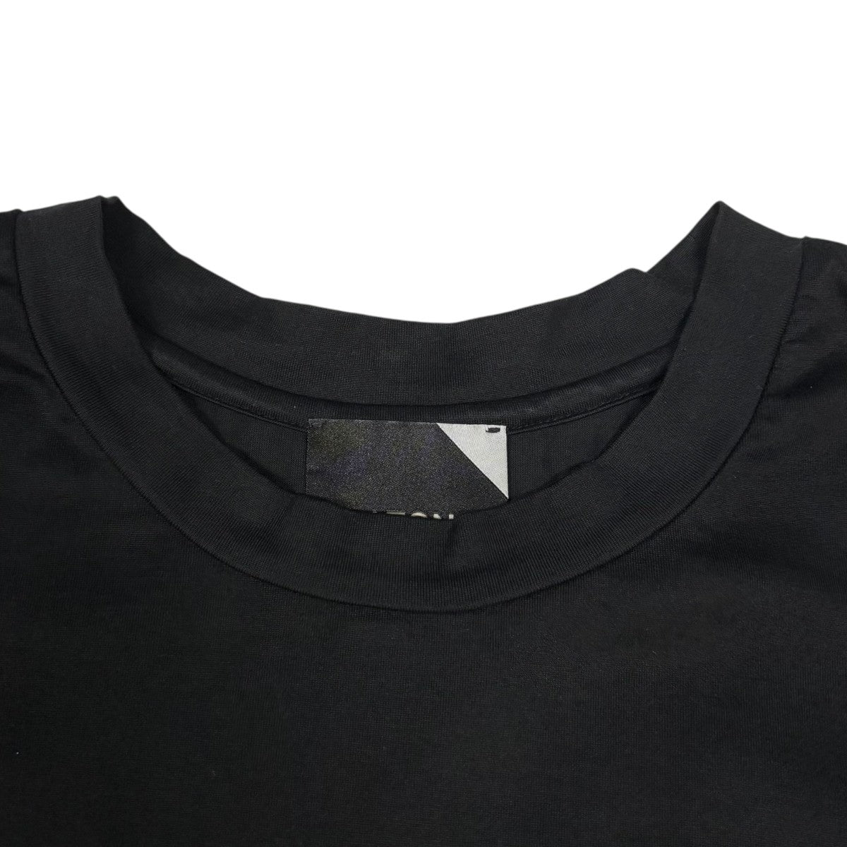 ATON(エイトン)/クルーネック 長袖 Tシャツ ブラック サイズ6 ATON tシャツ / オーバーサイズ ロングスリーブ Tシャツ