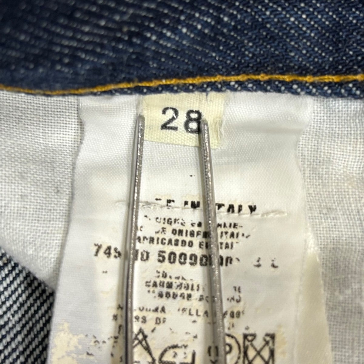 HELMUT LANG 90sデニムパンツ 古着・中古-8枚目のアイテム画像