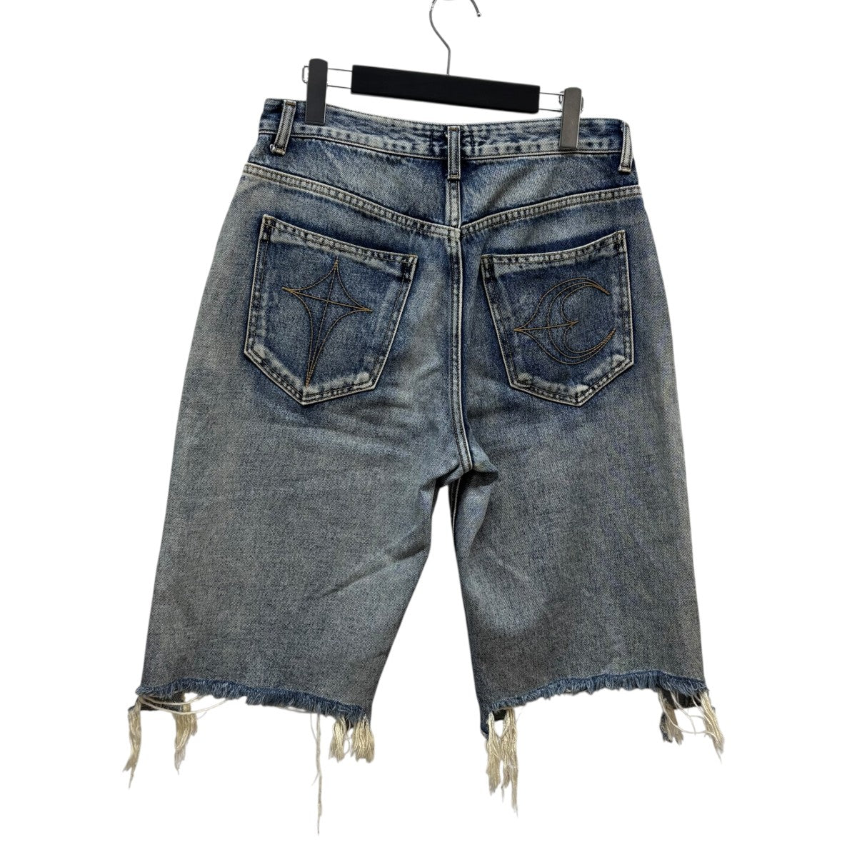 THUG CLUB DOUBLE KNEE DAMAGE SHORTS韓国 THUG CLUB - Double knee Damage Shorts | HBX - Globally