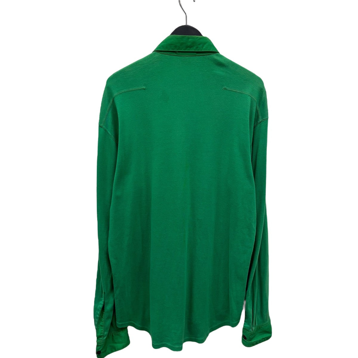 issey miyake スタンドカラーグリーンシャツ ISSEY MIYAKE(イッセイミヤケ) 長袖シャツME71JL419 ME71JL419