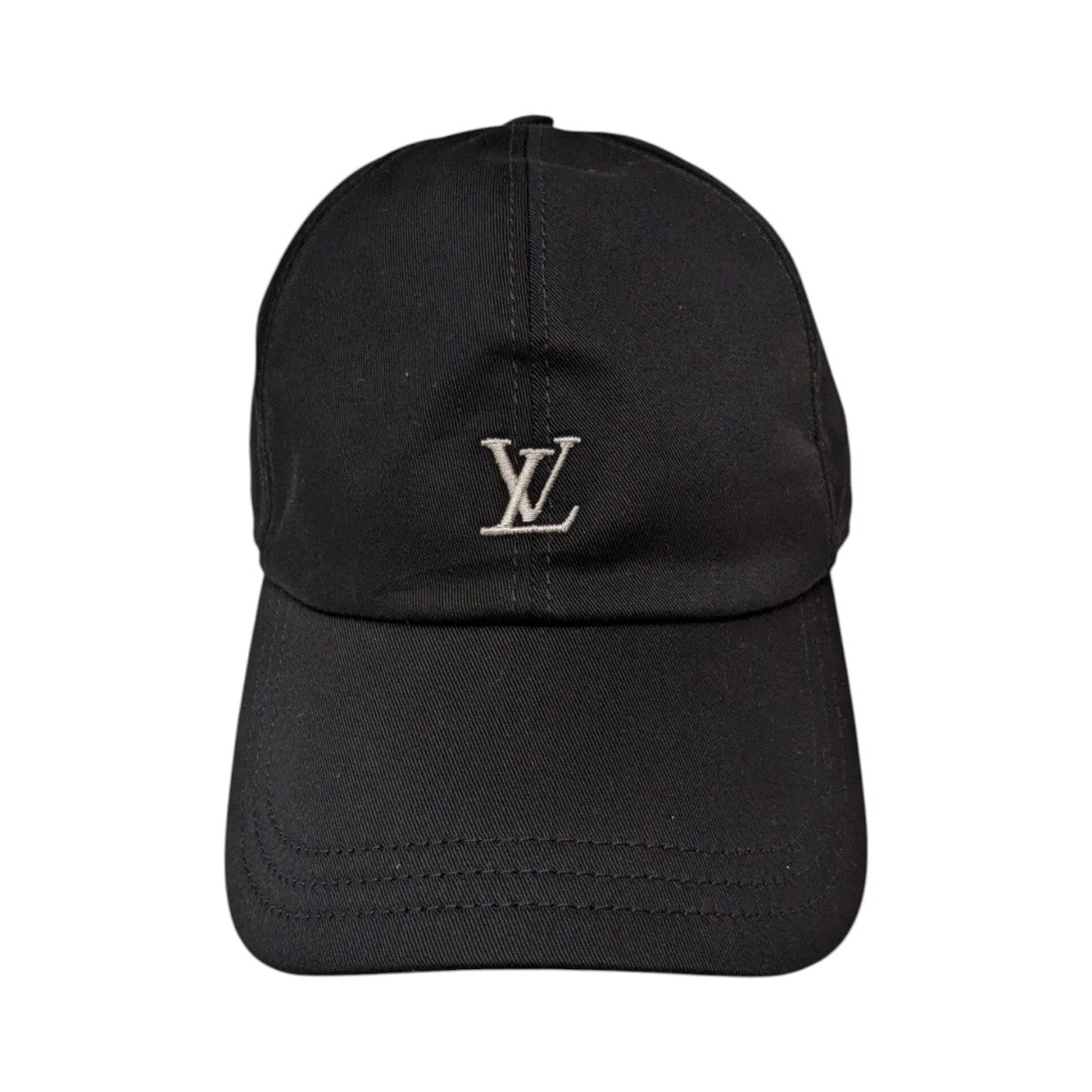 最終)LOUIS VUITTON 黒 ベースボールキャップ パリ直送!【LV】☆キャップ・ベースボール モノグラムメッシュ