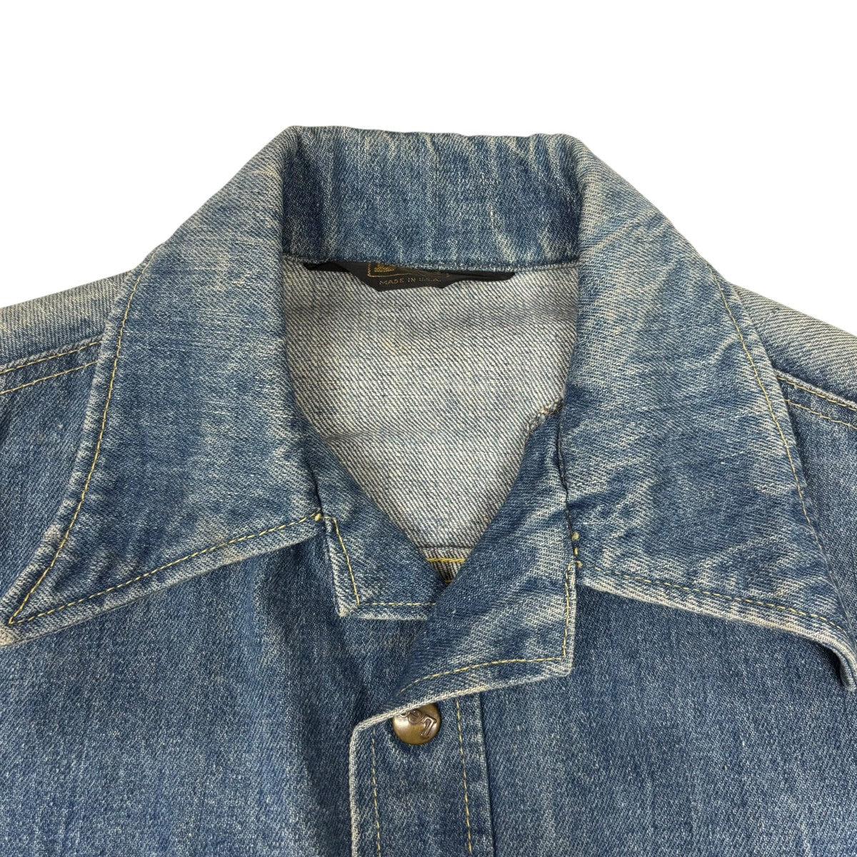 Lee デニムジャケット Mサイズ インディゴ 中古・古着通販】LEE (リー) バック刺繍デニムジャケット