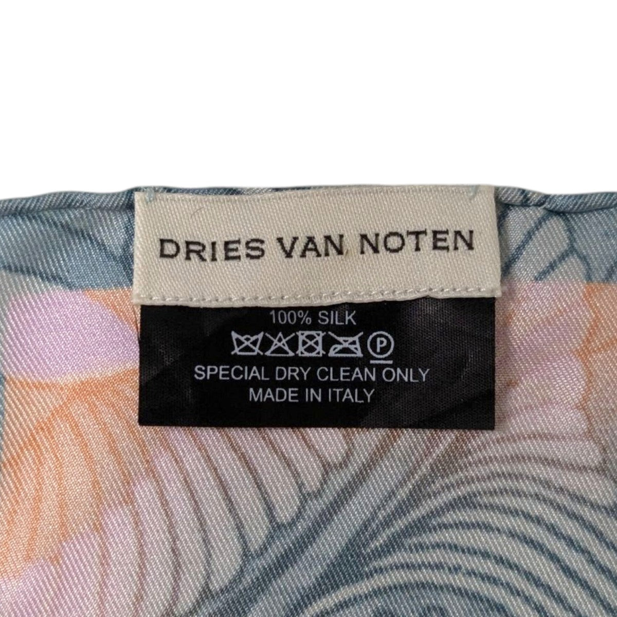 DRIES VAN NOTEN(ドリスヴァンノッテン) スカーフ スカイブルー