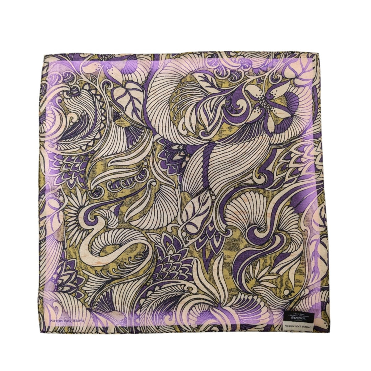 DRIES VAN NOTEN(ドリスヴァンノッテン) シルクネクタイ ピンク