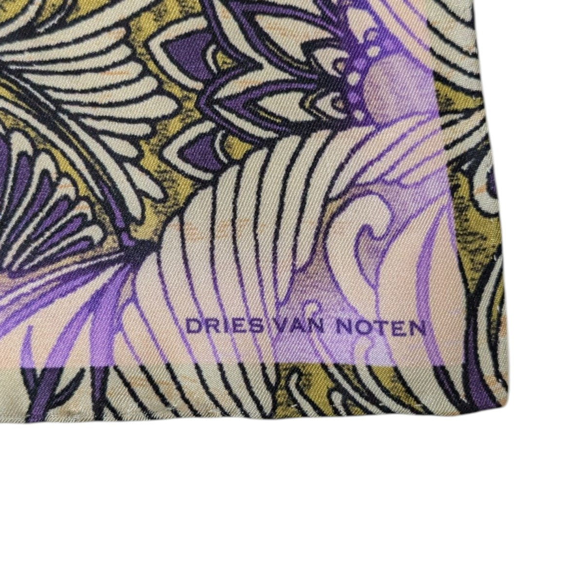 DRIES VAN NOTEN(ドリスヴァンノッテン) スカーフ パープル