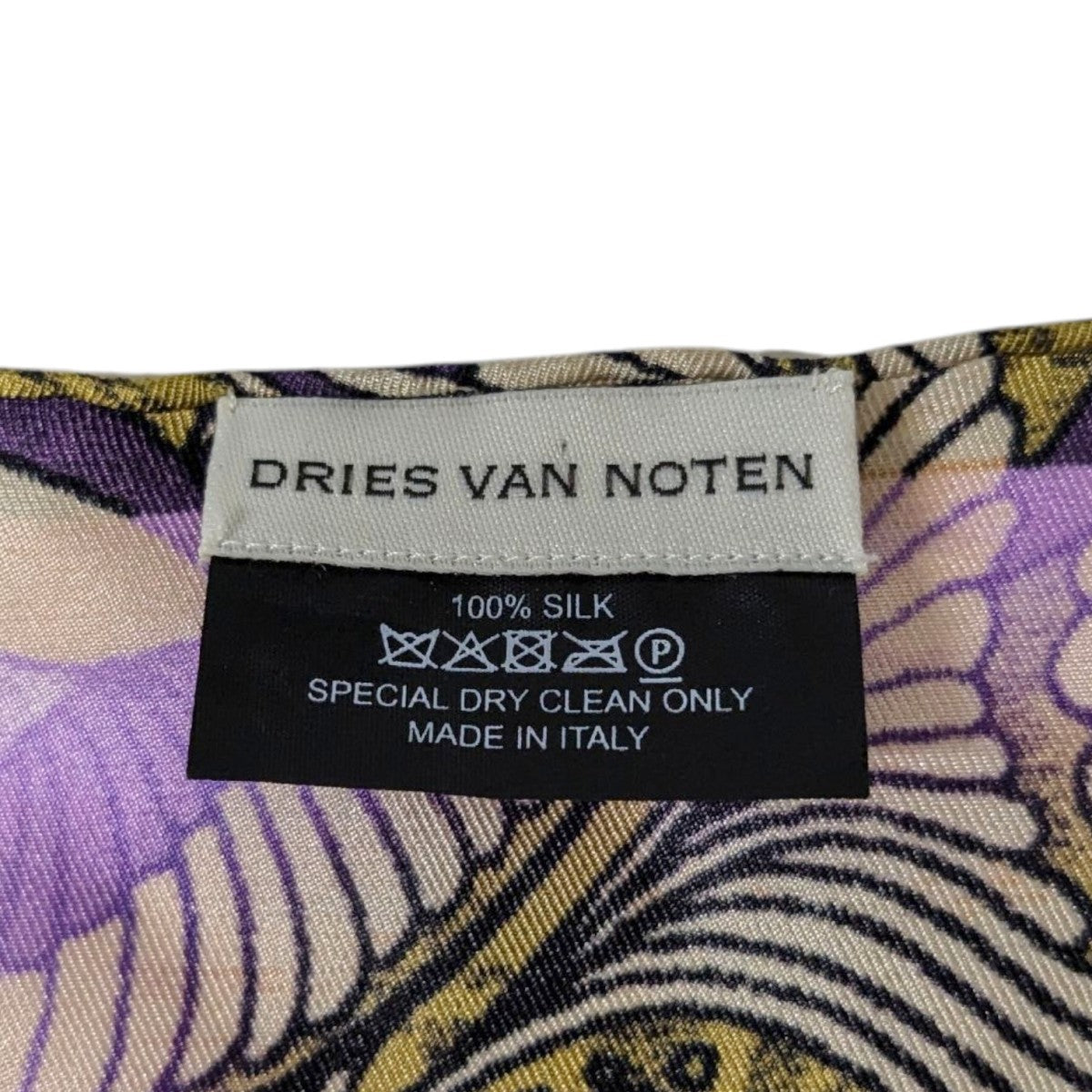 DRIES VAN NOTEN(ドリスヴァンノッテン) スカーフ パープル