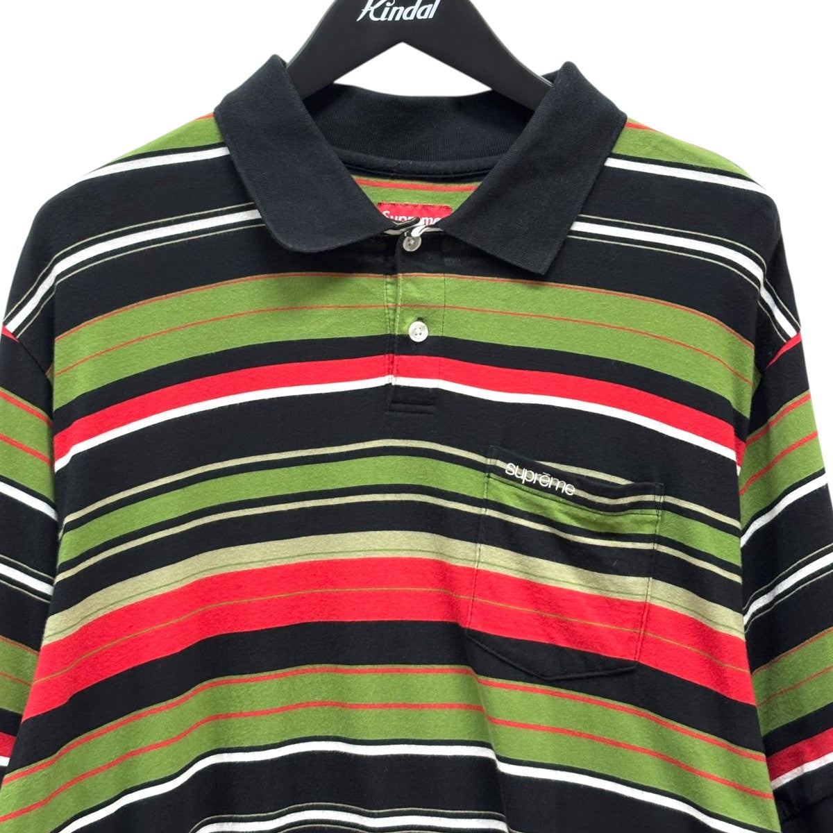 supreme ポロシャツ　Mサイズ Supreme（シュプリーム）ポロシャツ グレー サイズ:S メンズ