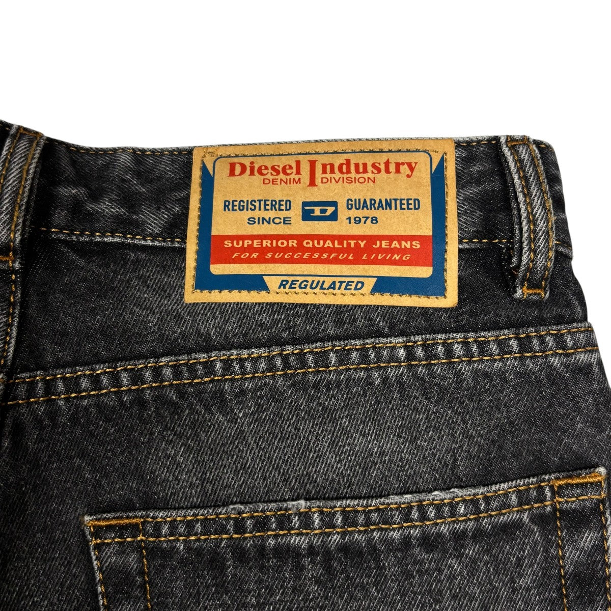 パンツ DIESEL Relaxed Jeans D-Rise W30 D-RISE Man: Oversized Regular Black/Dark grey Jeans | Diesel