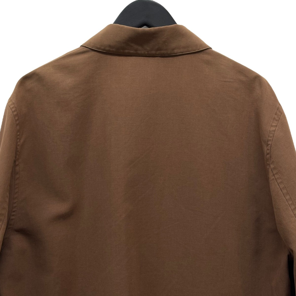 HERMES ブラウン ジャケット 中古・古着通販】HERMES (エルメス) リバーシブルレザーブルゾン