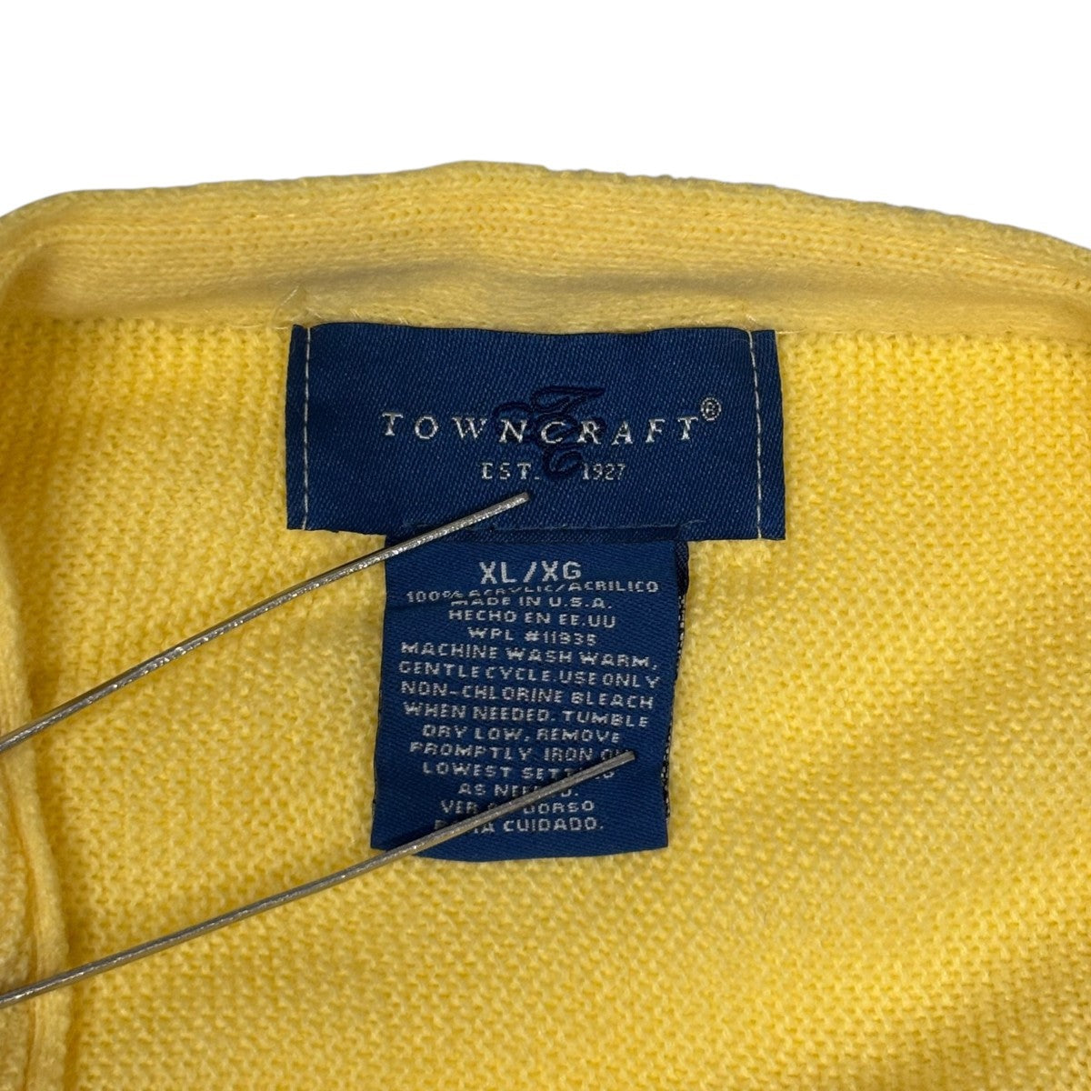 TOWN CRAFT 80sカーディガン 古着・中古-5枚目のアイテム画像