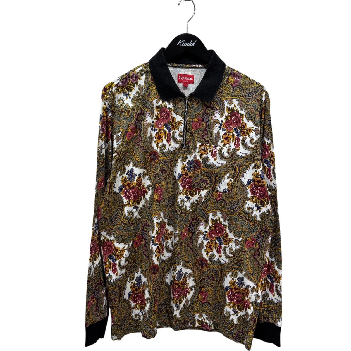 Supreme(シュプリーム) Paisley L S Polo長袖カットソー