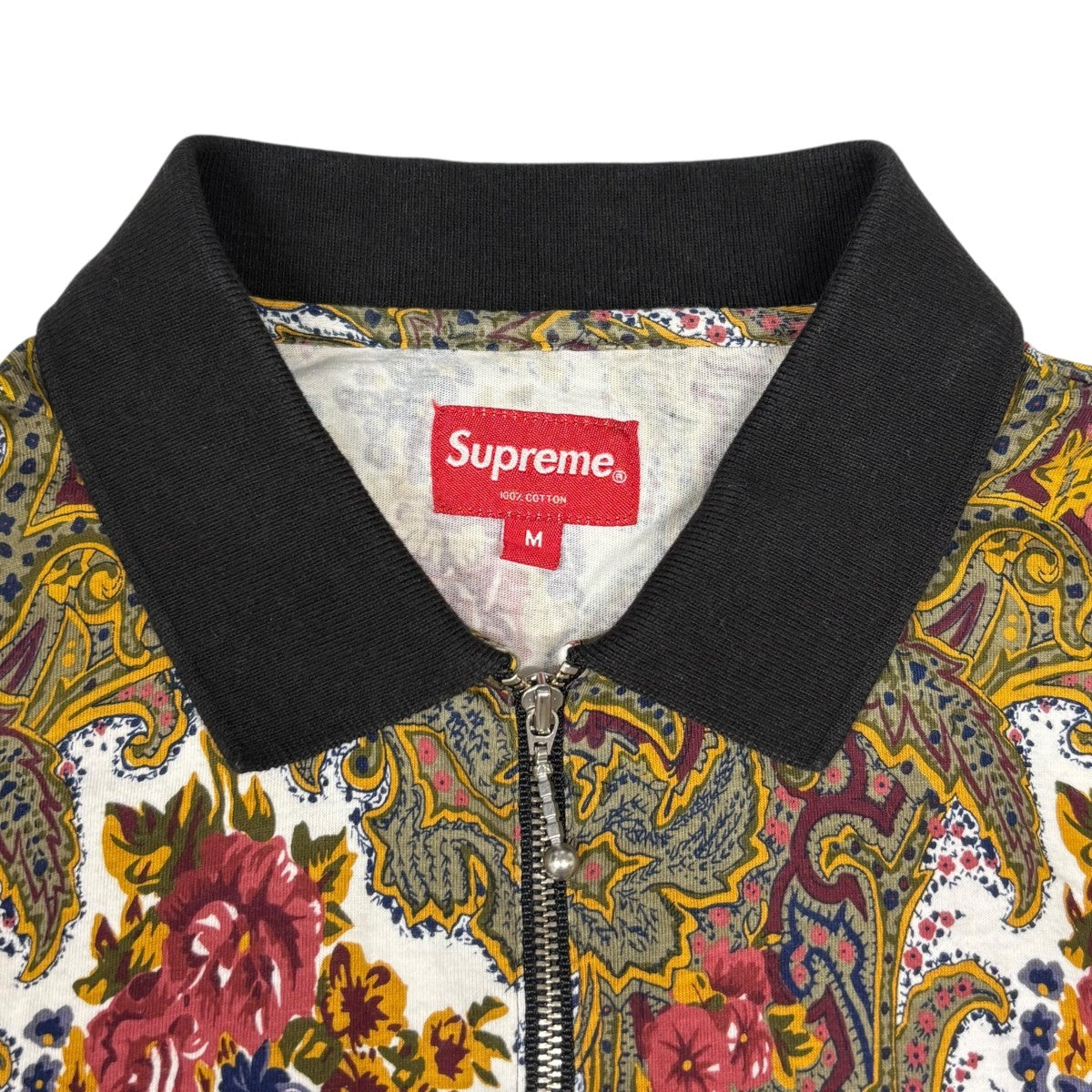 Supreme(シュプリーム) Paisley L S Polo長袖カットソー
