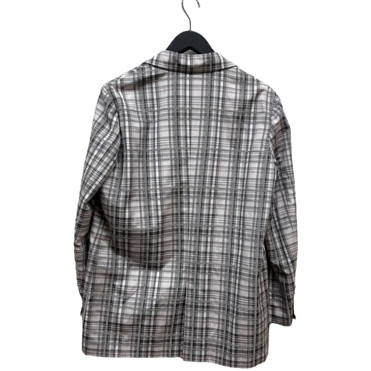 UNITED ARROWS 25年モデルチェックテーラードジャケット1522-257-5419 古着・中古-2枚目のアイテム画像