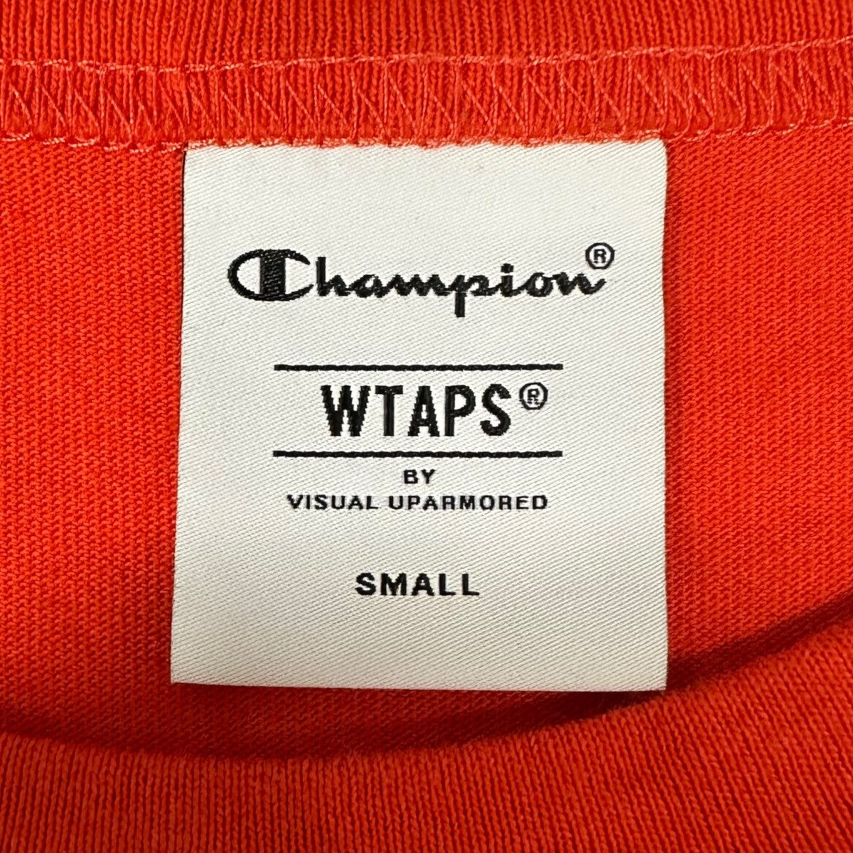 Champion×WTAPS 半袖TシャツC8-Z351 C8-Z351 オレンジ サイズ S