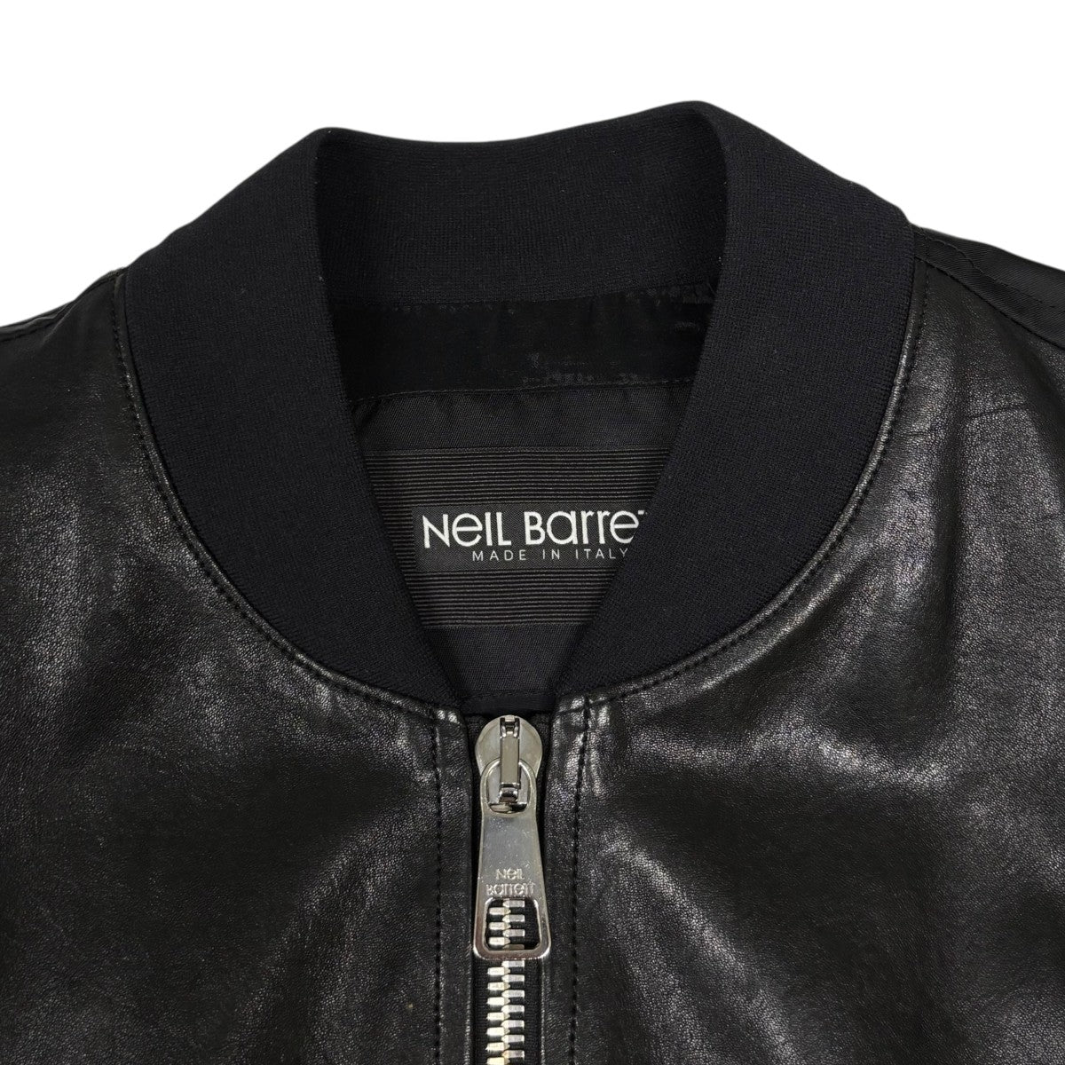 NEIL BARRETT(ニールバレット) レザーブルゾンPBSP424C L001C