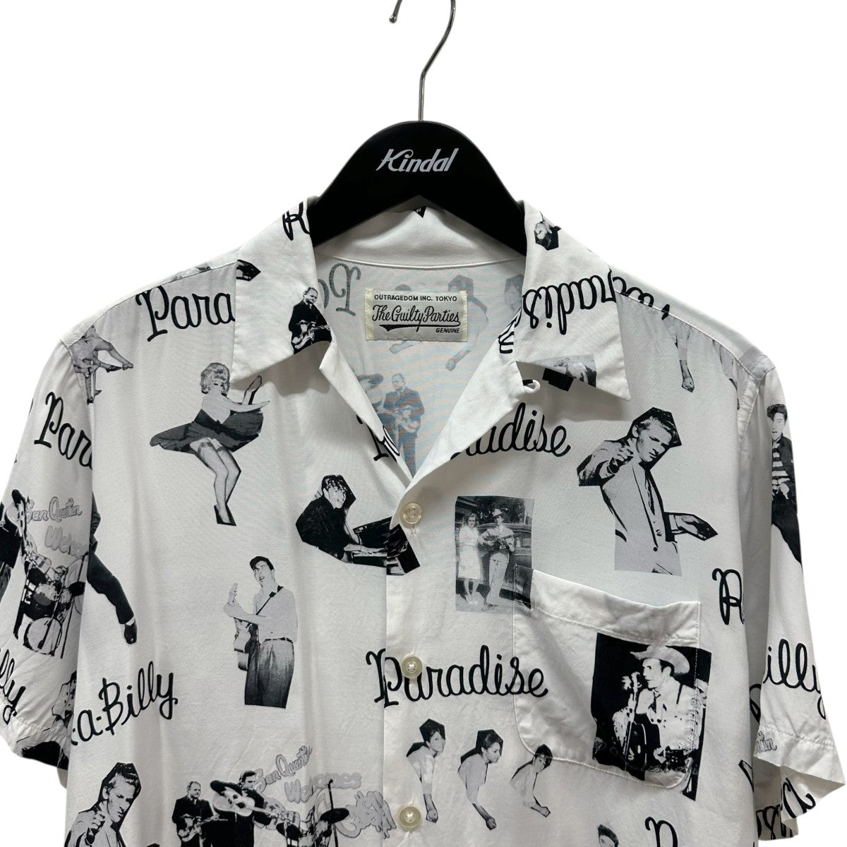 WACKO MARIA アロハシャツ HIGH TIMES white Mサイズ WACKO MARIA (ワコマリア) HIGHTIMES ハイタイムス アロハ