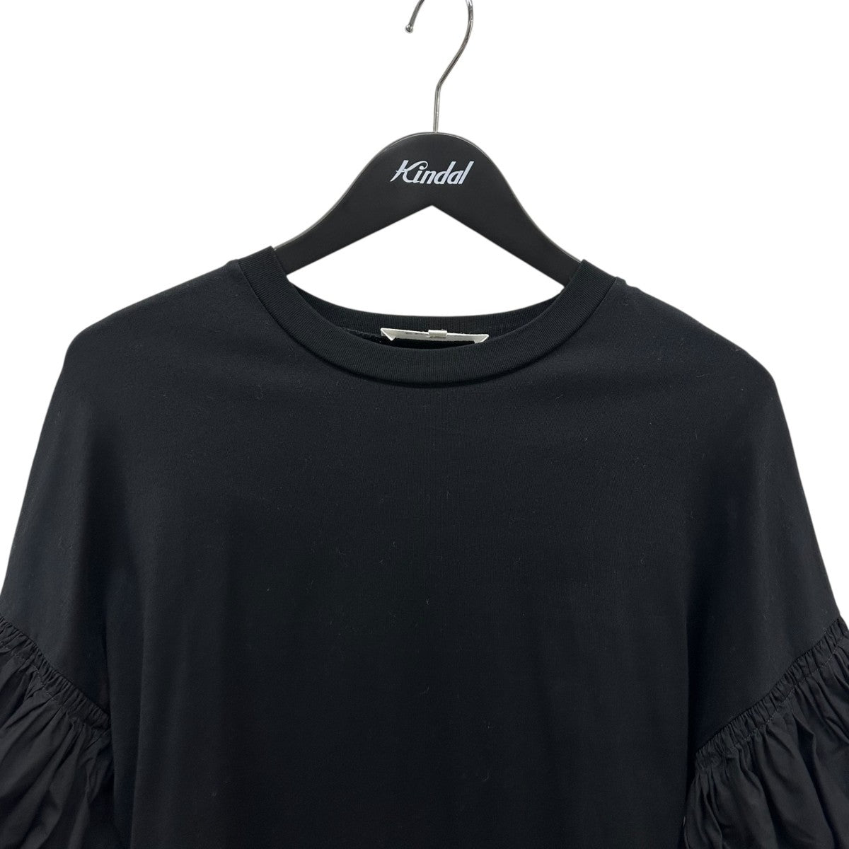 ENFOLD エンフォルド　デザインニット半袖カットソー　38(M) ENFOLD エンフォルド デザインニット半袖カットソー 38(M)