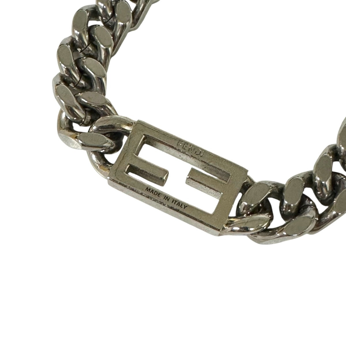 FENDI(フェンディ) バゲット ネックレス シルバー｜【公式
