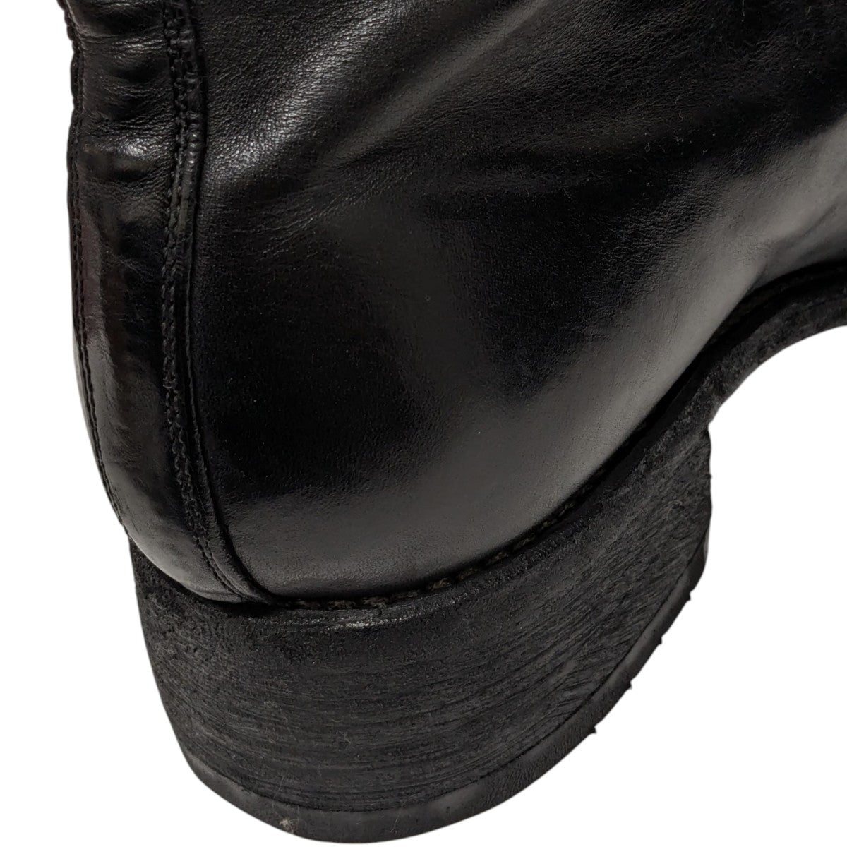 GUIDI(グイディ) 24AWPL2 Long Front Zip Boots Double Soleフロント