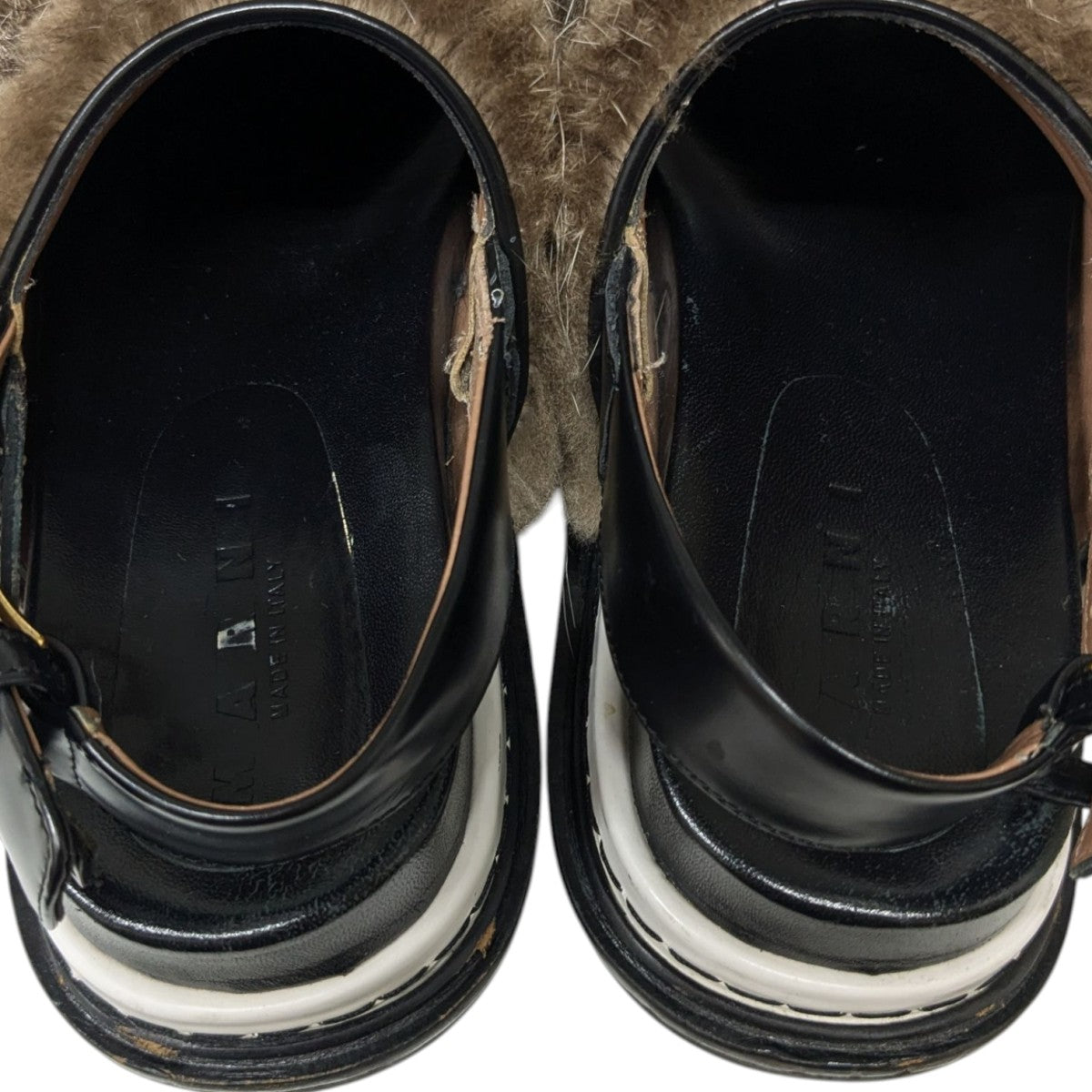 MARNI ファーサンダルFBMST27G01 古着・中古-5枚目のアイテム画像