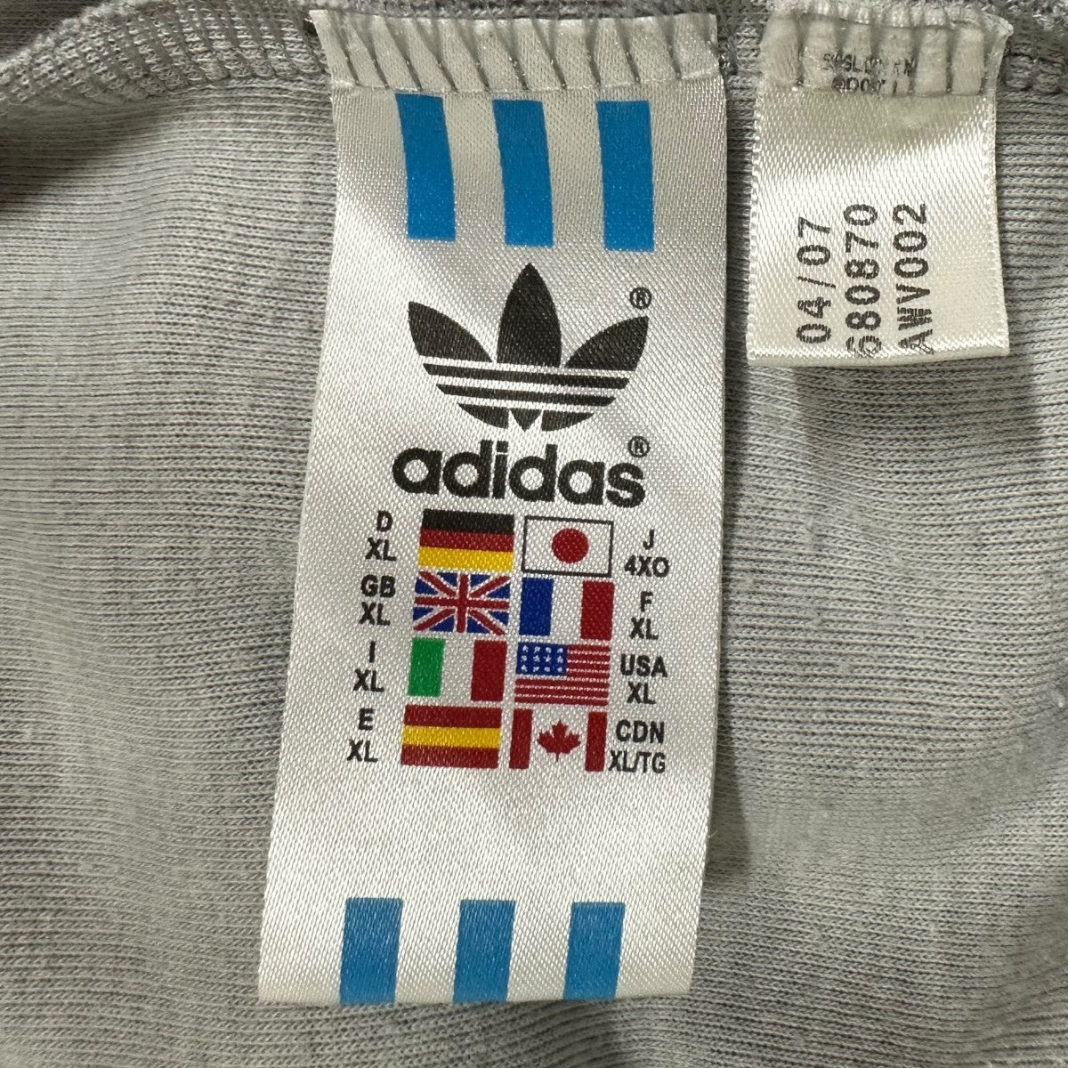 adidas(アディダス) 90sトラックジャケットAWV002 AWV002 グレー