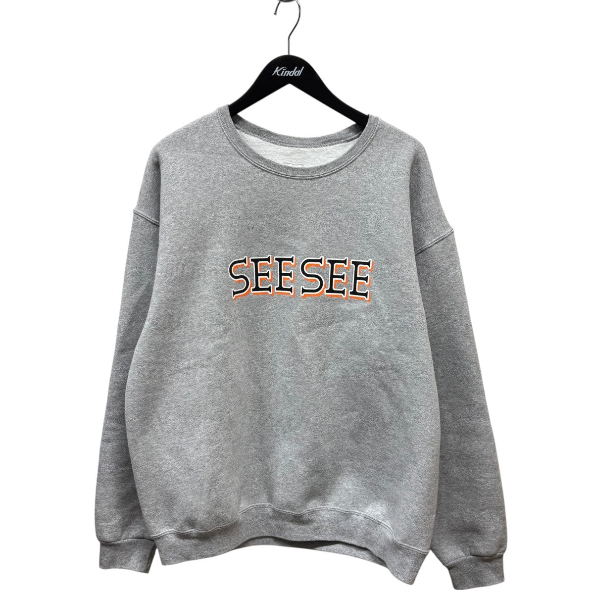 SEESEE ボーダーTシャツ SEESEE(シーシー) ボーダーTシャツ ブラック×ベージュ サイズ L
