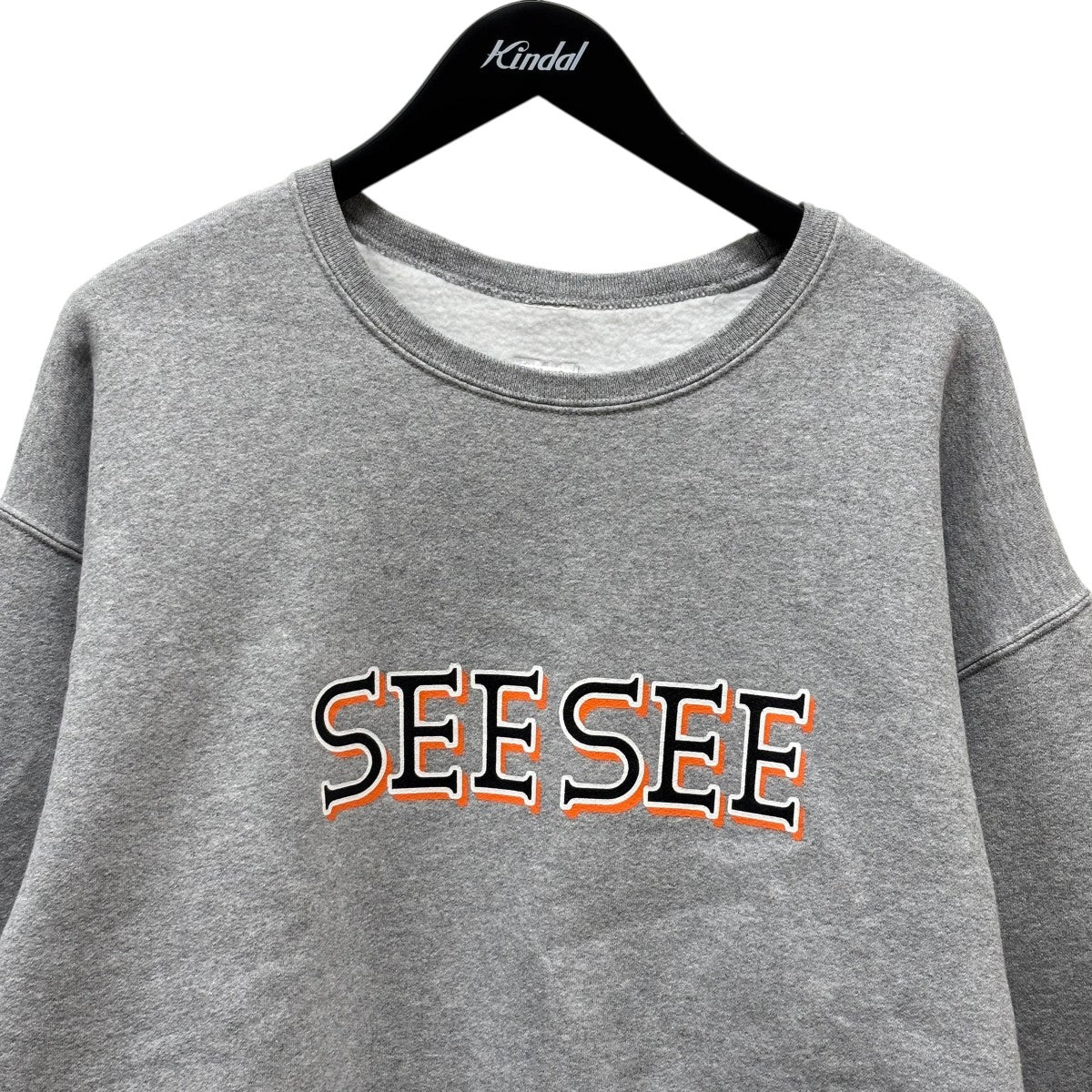 SEE SEE グレー スウェットXL SEESEE(シーシー) スウェット ライトグレー サイズ L｜【公式