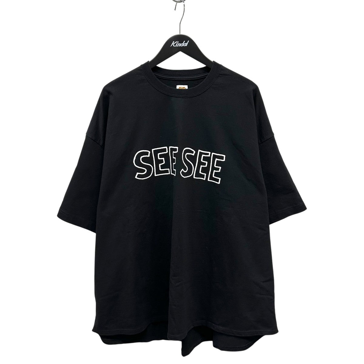 SEESEE(シーシー) ボーダー柄Tシャツ グレー・ブラック サイズ