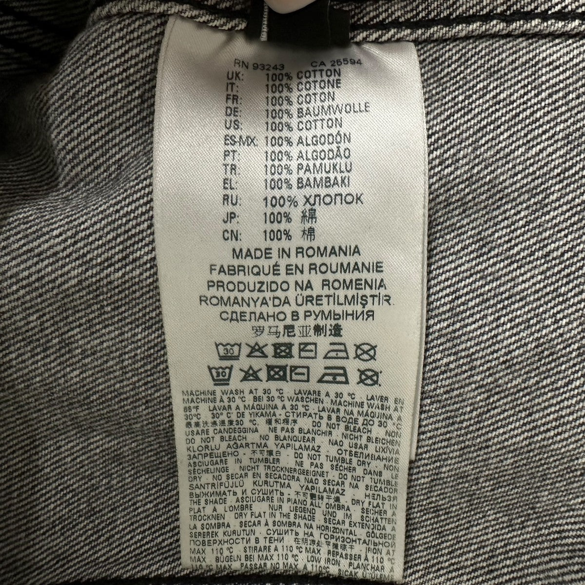 DIESEL デニムジャケット サイズS グレー　美品 DIESEL ディーゼル デニムジャケット レディース グラフィック