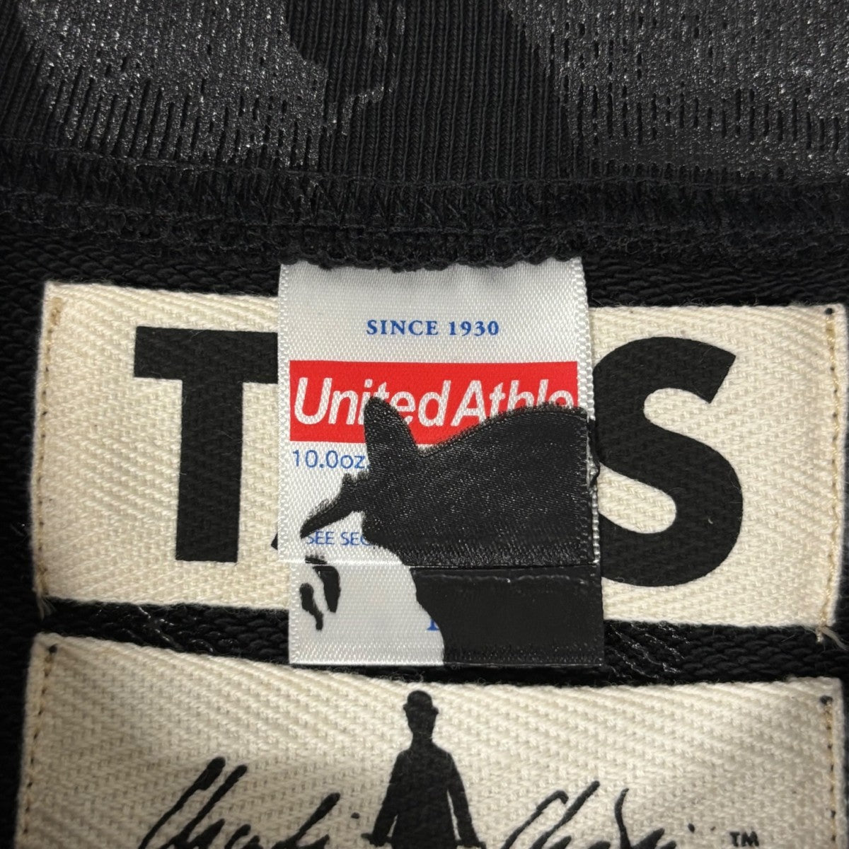 TSTS CHARLIE CHAPLIN SWEAT SHIRT BLACKスウェット23AMM0101 古着・中古-6枚目のアイテム画像