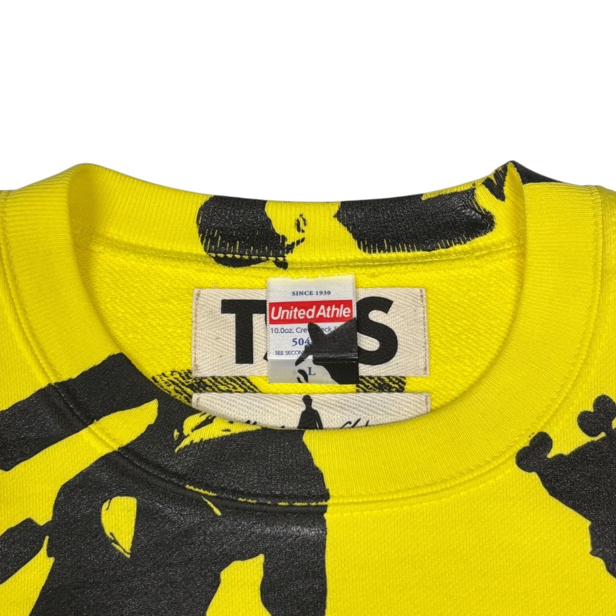 TSTS CHARLIE CHAPLIN SWEAT SHIRT YELLOWスウェット23AMM0101 古着・中古-5枚目のアイテム画像