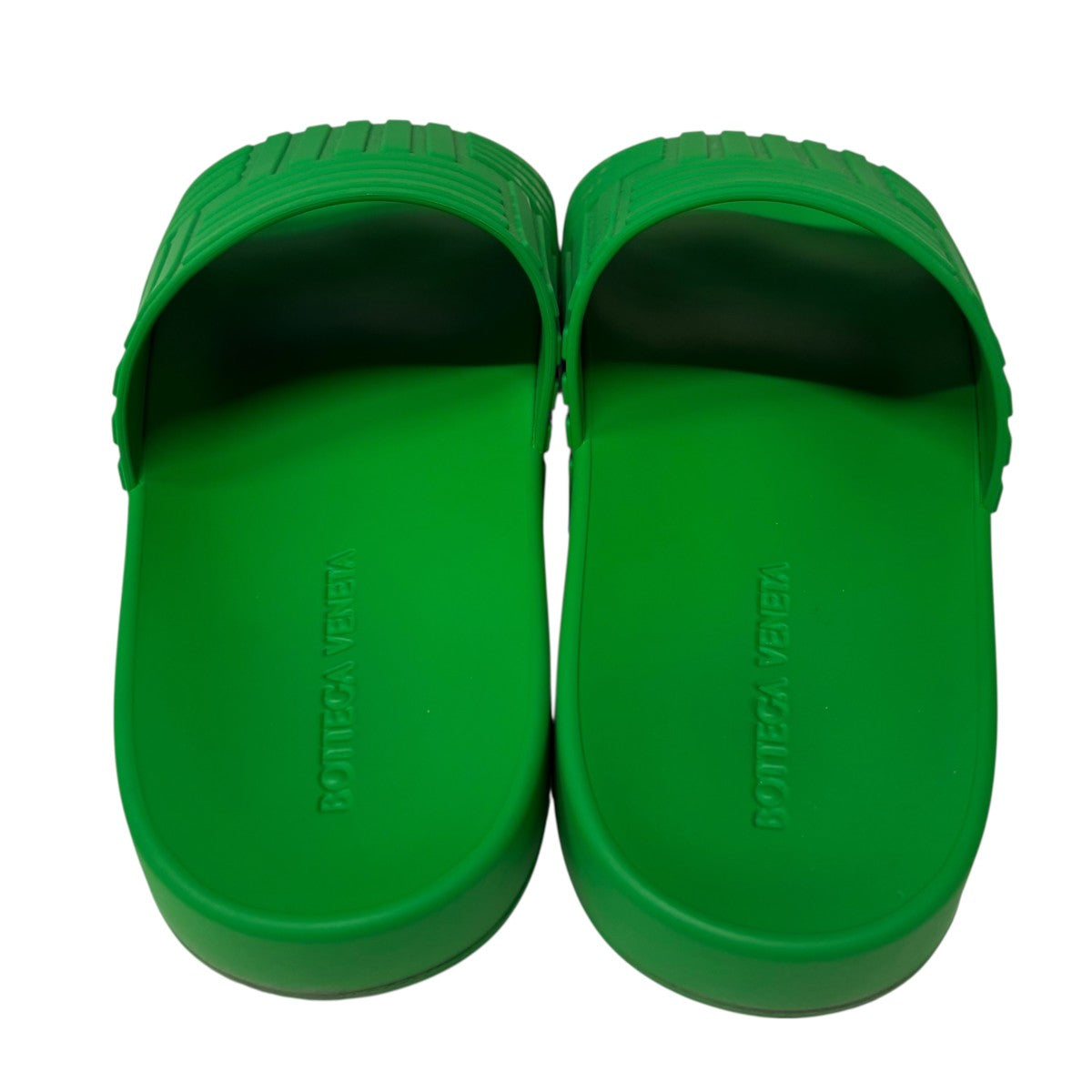 BOTTEGA VENETA ラバー スライダー サンダル ダークグリーン41 BOTTEGA VENETA ラバースライダーサンダル BOTTEGA VENETA