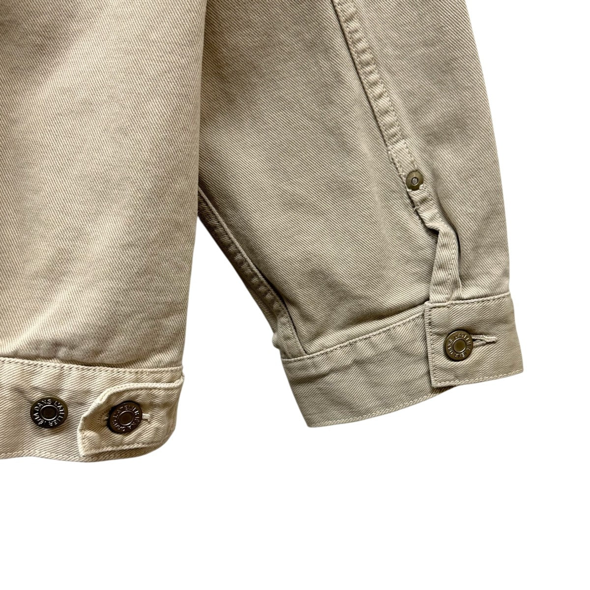 【美品】イエナ　L'ATELIER DENIM ノーカラーデニムブルゾン（36） IENA L'ATELIER DENIM ノーカラー デニムブルゾン 36 IENA L